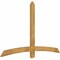 Ekena Millwork Bellingham Rough Sawn Timber Gable Bracket, Western Red Cedar, 72"W x 45"H x 2"D x 4"F, 15/12 Pitch GBW072X45X0204BEL00RWR - alternate 3